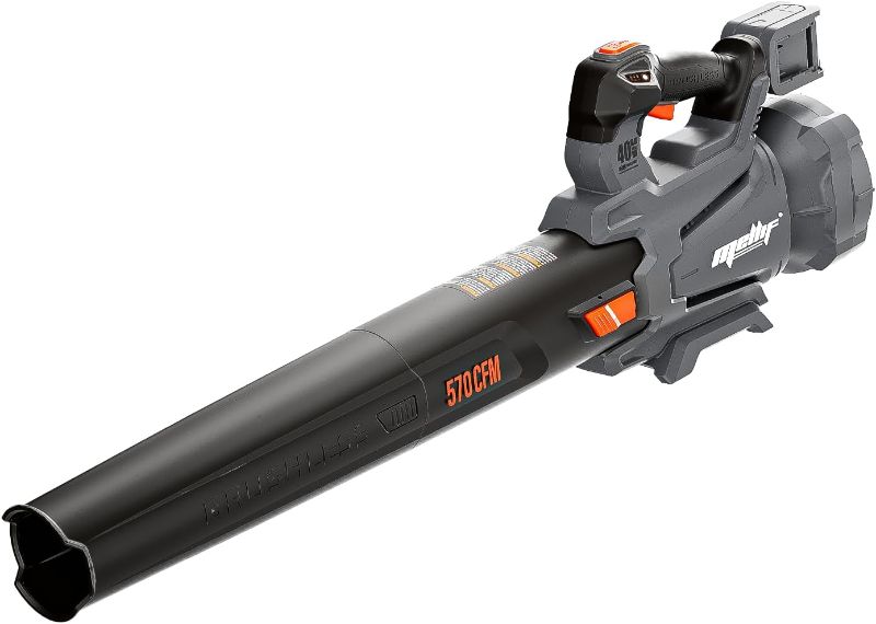 Photo 1 of 40V Brushless Snow Blower Leaf Blower Compatible with Dewalt 20V Battery (Tool Only), 570 CFM 145 MPH Cordless Blower, 3 Variable-Speed, Turbo Button Blower for Lawn Care, Yard