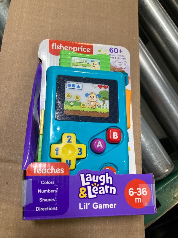 Photo 1 of Fisher-Price Baby & Toddler Toy Laugh & Learn Lil’ Gamer Pretend Video Game with Lights & Music for Infants Ages 6+ Months?