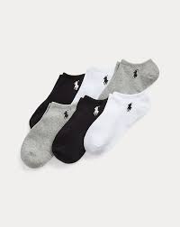 Photo 1 of POLO RALPH LAUREN Low-Cut Ankle Sock 6-Pack
SIZE --- SOCK SIZE 9-11 