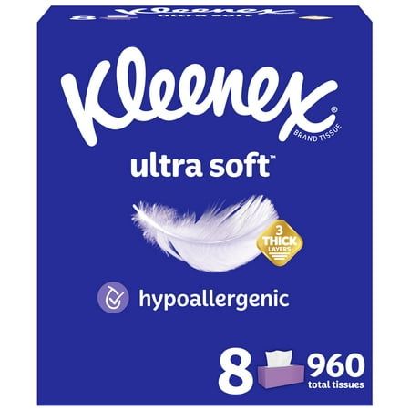 Photo 1 of Kleenex Ultra Soft Facial Tissues 8 Boxes