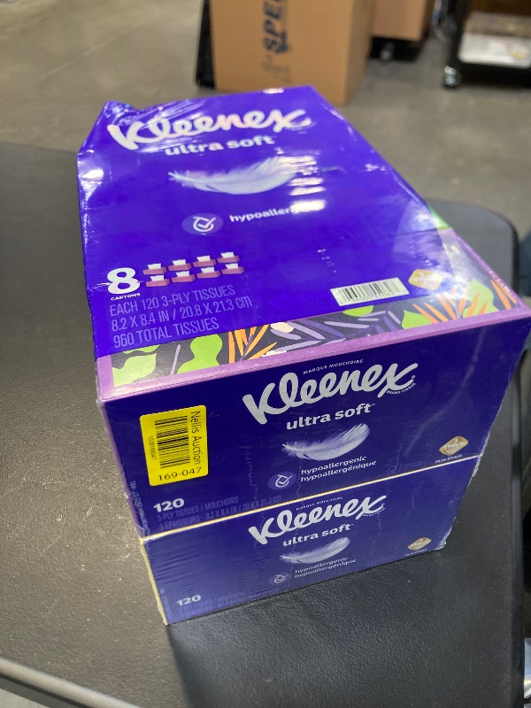 Photo 1 of Kleenex Ultra Soft Facial Tissues 8 Boxes