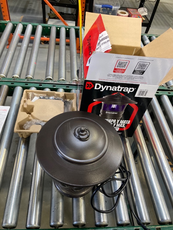 Photo 1 of DynaTrap DT1130SR 1/2 Acre Mosquito & Flying Insect Outdoor Trap and Killer – Kills Mosquitoes, Flies, Wasps, Gnats, & Other Flying Insects - Bug Zapper Alternative - Black