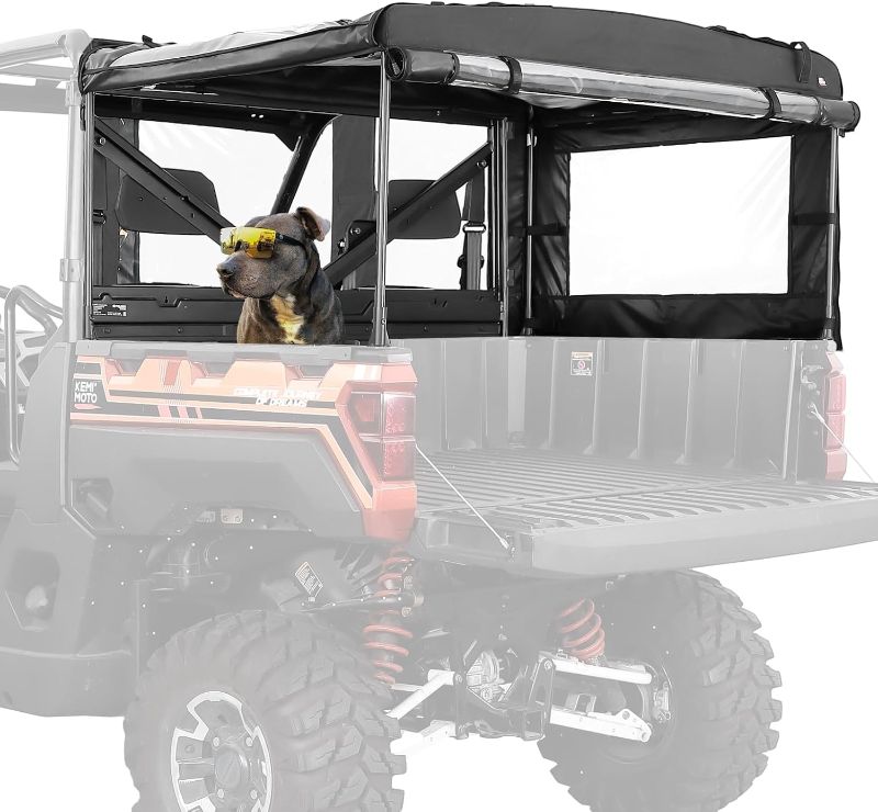 Photo 1 of KEMIMOTO UTV Soft Cargo Camper Bed Cover Rack Compatible with Polaris Ranger 570 Full-size/XP 900/1000 / XP 1000 / Crew XP 1000 2013-2024 Rear Camper Top Canvas Cover Accessories