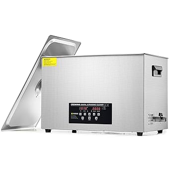 Photo 1 of CREWORKS 30L Digital Ultrasonic Cleaner, 7.9 gal. Ultrasonic Cleaning Machine with Degas Gentle Modes