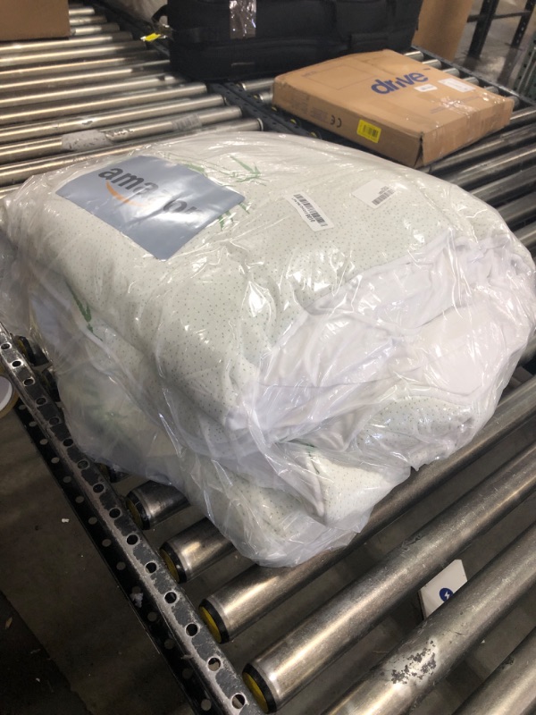 Photo 1 of Ultra Soft California King Size Mattress Topper - Viscose Made from Bamboo Pillow Top Mattress Pad for Back Pain Relief - Naturally Cooling for Hot Sleepers, Green