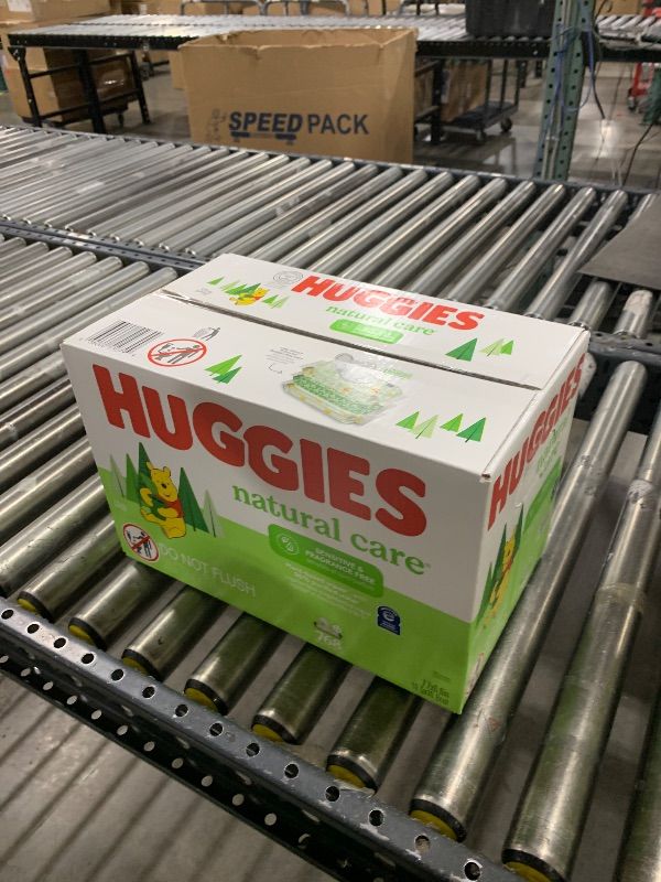 Photo 1 of Huggies Natural Care Sensitive Baby Wipes, Unscented, Hypoallergenic, 12 Flip-Top Packs (768 Wipes Total)