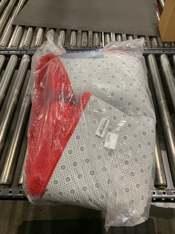 Photo 1 of BENRON Red Rugs for Living Room 5x8 Large Area Rug 