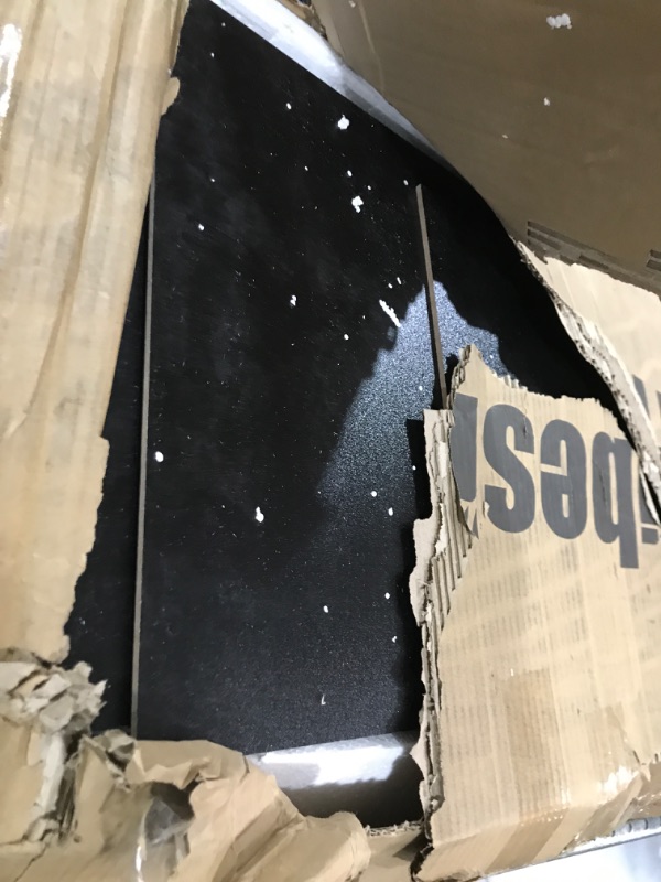 Photo 1 of Tribesigns Luxury Buffet Cabinet with Storage, 59 Inch Kitchen Sideboard Cabinet for Dining Room, Living Room, Black and Gold