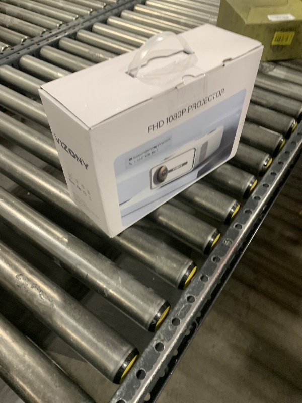 Photo 1 of VIZONY Mini Projector with WiFi and Bluetooth, 450ANSI 1080P FHD Home Movie Projector, Portable Outdoor Projector with 250" Display+Zoom, Compatible w/Phone/Laptop/TV Stick-Indoor&Outdoor