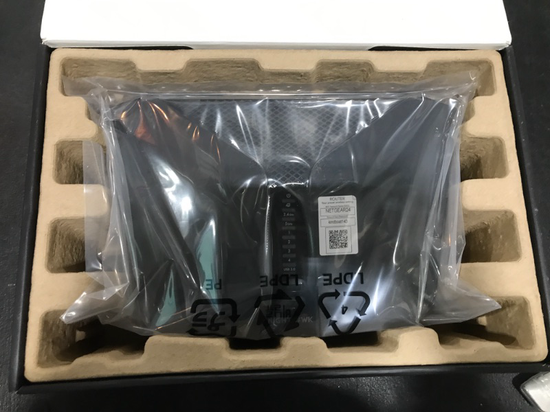 Photo 1 of NETGEAR Nighthawk 6-Stream Dual-Band WiFi 6 Router (RAX54S) – Security Features, AX5400 Wireless Speed, Up to 5.4 Gbps, Covers up to 2,500 sq. ft., 25 Devices - 1-Year Armor Subscription Included