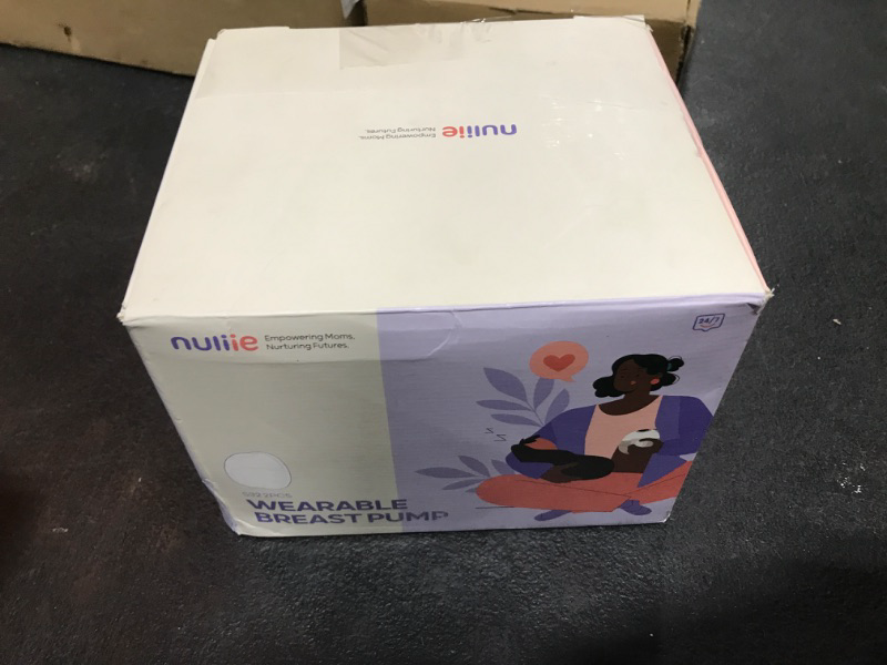 Photo 2 of Nuliie Electric Breast Pump Hands-Free S32, Wearable Portable Breast Pumps 4 Modes 9 Levels, 24MM Comfortable Flange, More Private, Replaced Accessories Included (2 Packs, Purple)
