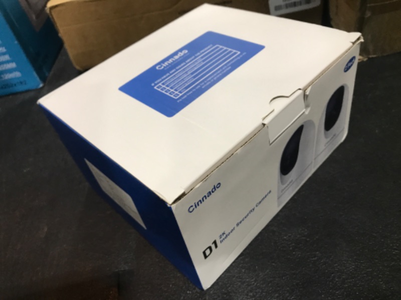 Photo 1 of 2K Indoor Security Camera-Baby Monitor with 2.4G WiFi Camera and Audio, Siren/Night Vision for Home/Pet/Nanny/Cat, 24/7 SD Card Storage, Cloud (Optional), Compatible with Alexa & Google Home, D1 2P