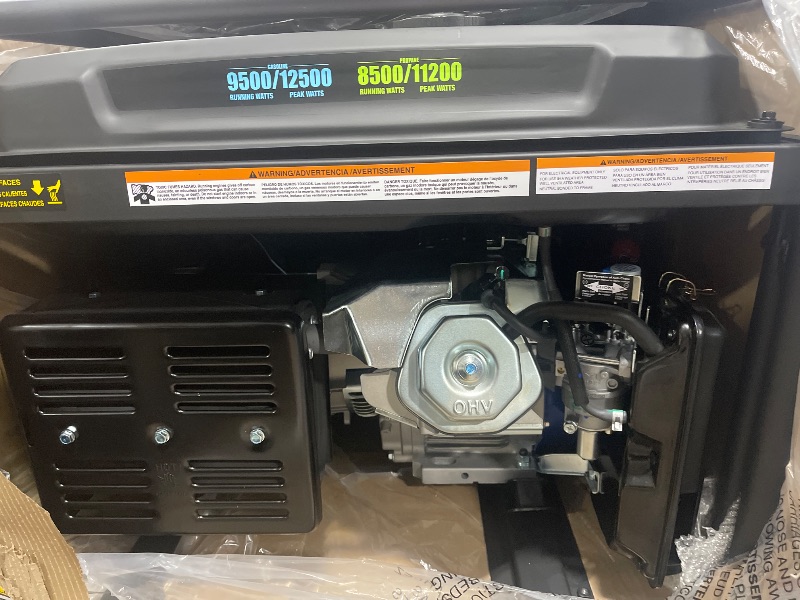 Photo 6 of Westinghouse 12500 Watt Dual Fuel Home Backup Portable Generator, Remote Electric Start, Transfer Switch Ready, Gas and Propane Powered