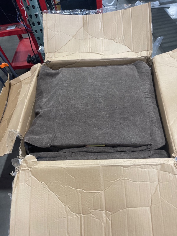 Photo 1 of GarveeHome Power Lift Recliner Chair, Oversize Electric Recliners for Elderly with Heat and Massage, Stand Assist with Cup Holders, Side Pocket, Single Sofa Seat for Living Room, Brown