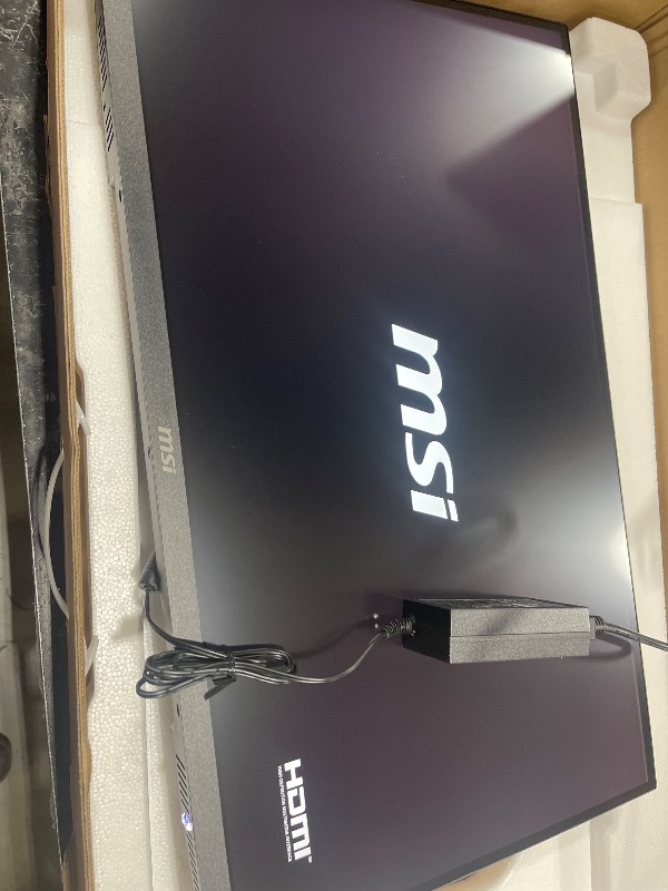 Photo 5 of MSI MAG274UPF E2, 27" 3840 x 2160 (UHD), 4K Rapid IPSGaming Monitor, 1 ms, 160Hz, FreeSync Premium, HDR400, G-Sync Compatible, HDMI, DisplayPort, Tilt, Swivel, Pivot and Height Adjustable.,Black