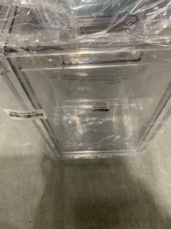 Photo 1 of BINO | Stackable Storage Drawers, Tall Small - Clear | THE CRATE COLLECTION | Storage Bins With Drawers Bathroom Organizers and Storage Organization and Storage Under Sink Organizer Vanity Cabinet