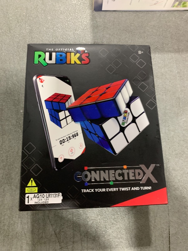 Photo 1 of Rubik's Cube, The Official Rubik’s ConnectedX, Bluetooth-Enabled 3x3 Speed Cube with Guided Learning App for Beginners, Brain Teaser Fidget Toy & Puzzle for Adults, Teens, & Kids, for Ages 8 & Up