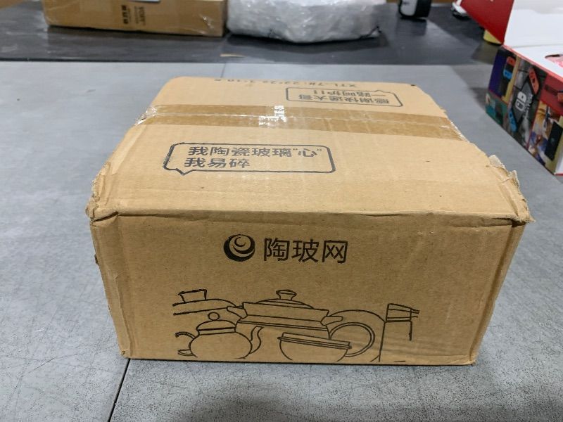 Photo 1 of MDEOOSKY 1 Pc Glazed Ceramic Casserole, Clay Pot Rice Sandpot for Open Flame Cooking Suitable for Making Noodles, Stir-frying Moodles, Balck