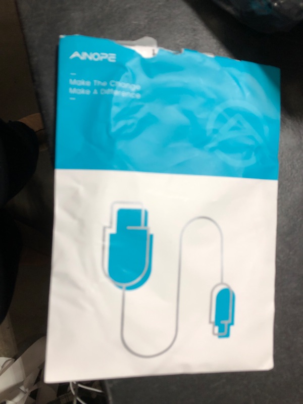Photo 1 of AINOPE Type C Charging Cable Fast Charge 3.1A Right Angle USB C Charger Cable, Resistant Nylon Braided USB C Cord -10ft/3m Black