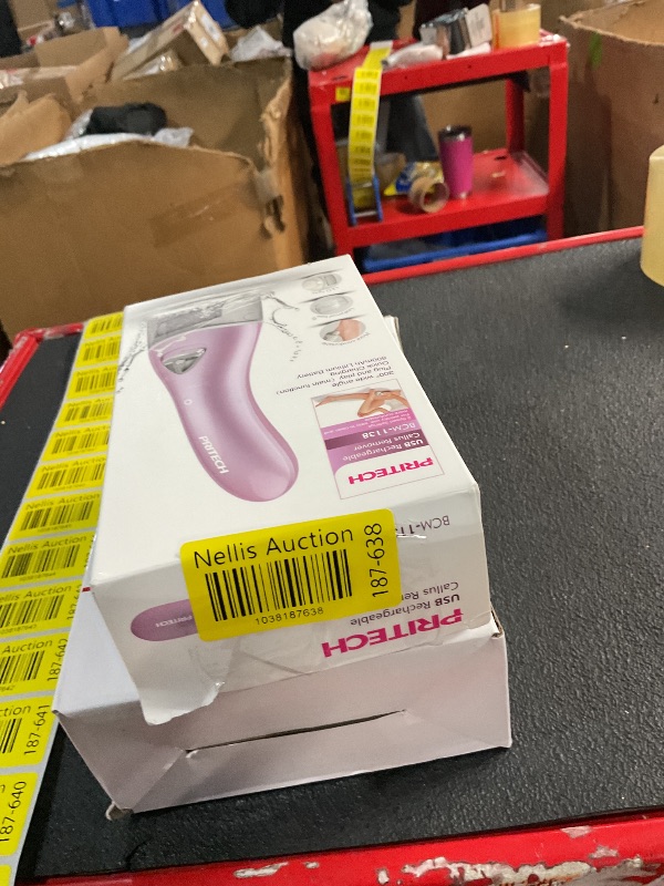Photo 1 of ***(MISSING CHARGER)***
Electric Feet Callus Removers Rechargeable,Portable Electronic Foot File Pedicure Tools, Electric Callus Remover Kit,Professional Pedi Feet Care Perfect for Dead,Hard Cracked Dry Skin?Pink?