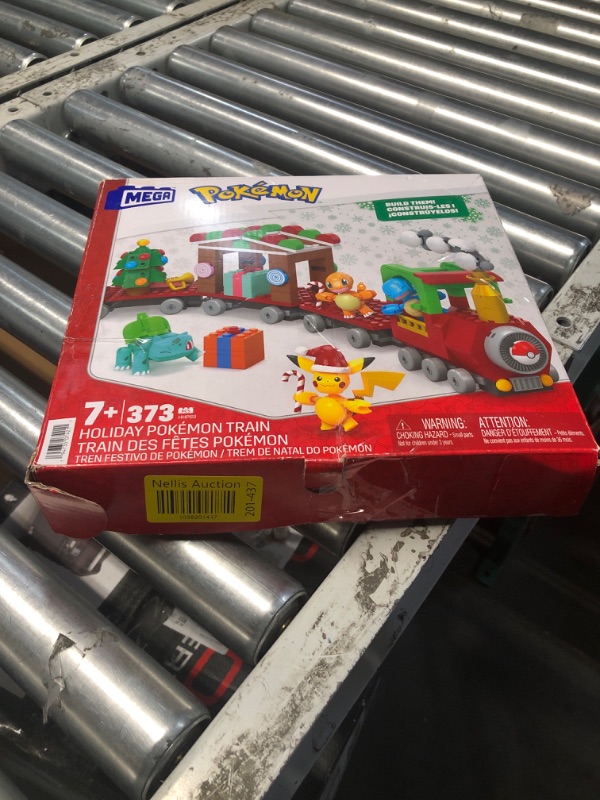 Photo 1 of ***PARTS ONLY***

MEGA Pokémon Building Toys Set Holiday Train with 373 Pieces, 4 Articulated and Poseable Characters and Surprises, for Kids (Amazon Exclusive)