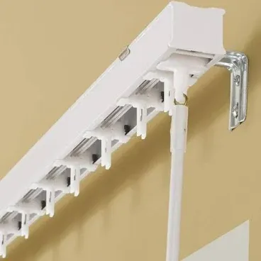 Photo 1 of ***SEE PHOTOS FOR DAMAGE**White Vertical Blinds Head Rail for Sliding Doors or Windows - 69.5 in. W