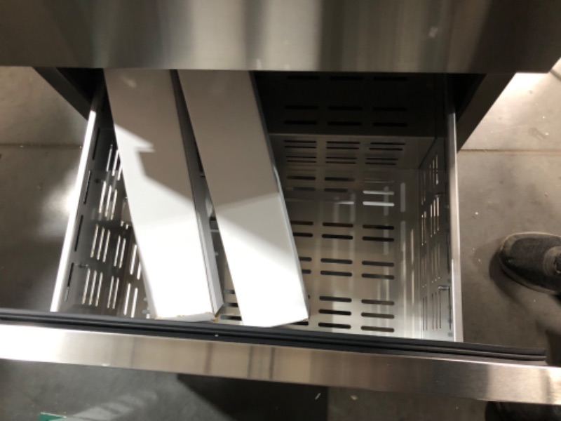 Photo 5 of ***HEAVY PICKUP***THFRIONE Under Counter outdoor refrigerator, 24" double drawer beverage Fridge, individual temperature control, weatherproof stainless steel, perfect for patio/home and commercial use.