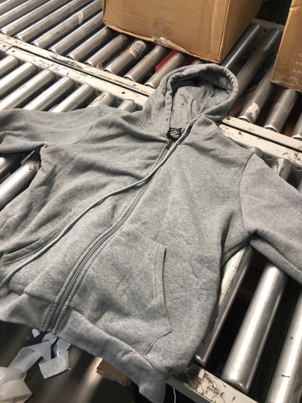 Photo 1 of **HOODIE STRING TO BE BROUGHT THROUGH THE HOLE, HAS FUZZY TEXTURE***ORIGINIAL DELUXE GRAY HOODIE xl