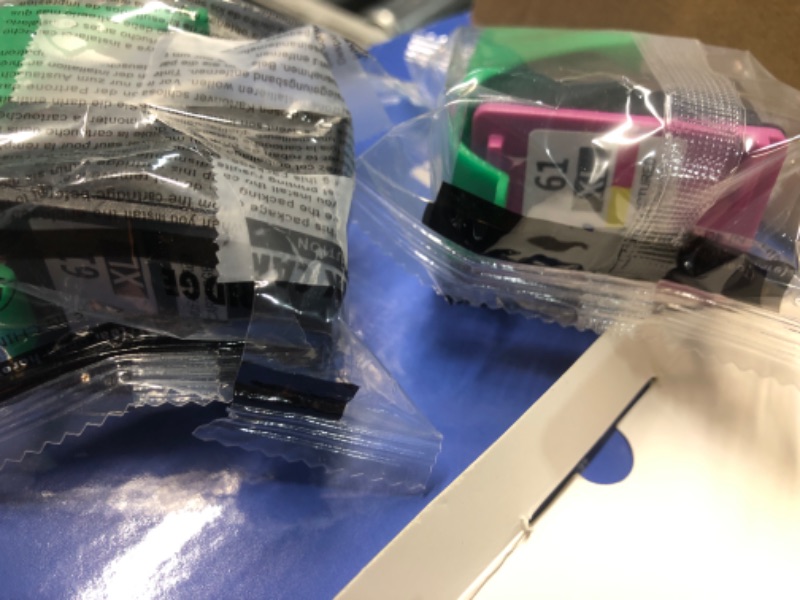 Photo 1 of SAILNER 61 Ink Cartridge Combo Pack Replacement for HP Ink 61 Black and Color Combo Pack 61XL for Envy 4500 4501 4502 5530 Officejet 4630 4635 Deskjet 1000 1010 1510 2540 2541 Series Printer 61 Ink