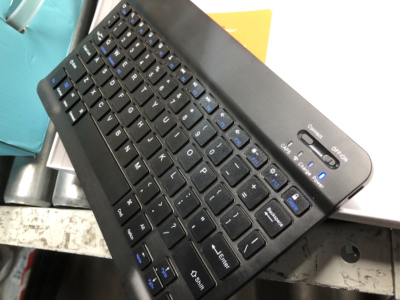 Photo 1 of ***NON-REFUNDABLE***NONFUNCTIONAL/PARTS ONLY***POWMUS 2024 Android Tablet, 10.1 inch Tablet with 128GB ROM,19GB RAM, 1TB Expand, 2.0GHz CPU, 1920 * 1200 Incell Screen, 8000mAh, 8+13MP WiFi BT5.0 GPS Android Tableta with Keyboard and Mouse - Blue