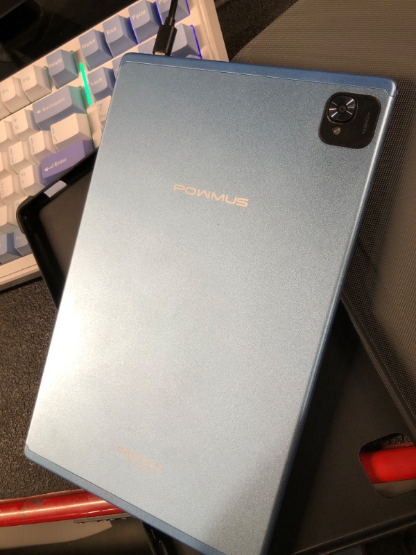 Photo 1 of ***NON-REFUNDABLE***NONFUNCTIONAL/PARTS ONLY***POWMUS 2024 Android Tablet, 10.1 inch Tablet with 128GB ROM,19GB RAM, 1TB Expand, 2.0GHz CPU, 1920 * 1200 Incell Screen, 8000mAh, 8+13MP WiFi BT5.0 GPS Android Tableta with Keyboard and Mouse - Blue