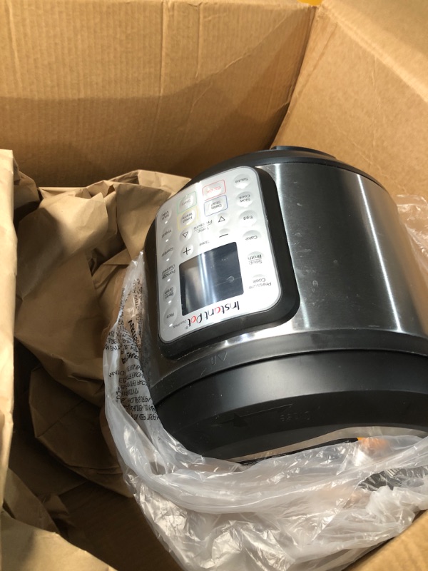 Photo 1 of ***(USED)***
Instant Pot Duo Plus 9-in-1 Electric Pressure Cooker, Slow Cooker, Rice Cooker, Steamer, Sauté, Yogurt Maker, Warmer & Sterilizer, Includes App With Over 800 Recipes, Stainless Steel, 6 Quart