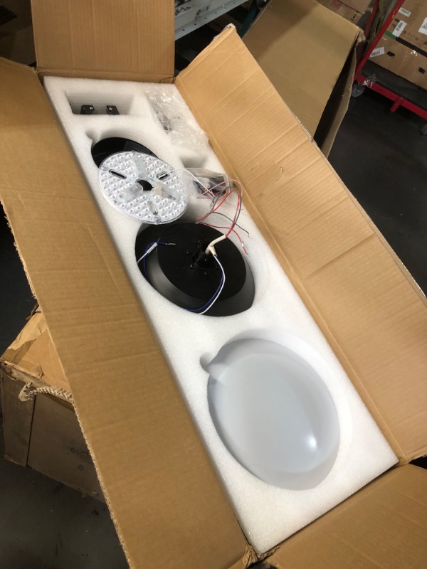 Photo 1 of ***PARTS ONLY***72" Large Ceiling Fans with Lights and Remote, Black Industrial Ceiling Fans for Outdoor Covered Patio, 6 Speeds, Dimmable Timing, Modern Big LED Ceiling Fans for Bedroom, Dining Room, Large Room