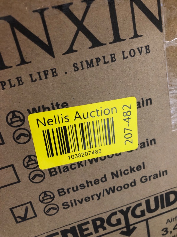 Photo 1 of *LIKE NEW*
FINXIN Indoor Ceiling Fan Light Fixtures Remote LED 48 Brushed Nickel Ceiling Fans for Bedroom,Living Room,Dining Room Including Motor,Remote Switch (48" 4-Blades)