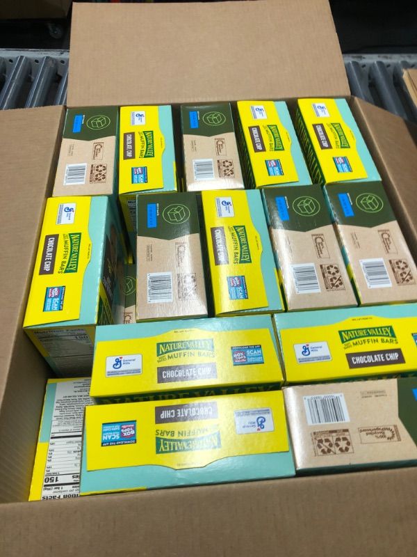Photo 1 of **NON REFUNDABLE FOOD ITEM**(BB: Feb 1, 2025)
Nature Valley Soft-Baked Muffin Bars, Chocolate Chip, Snack Bars, 10 Bars, 12.4 OZ (28 Boxes Total)