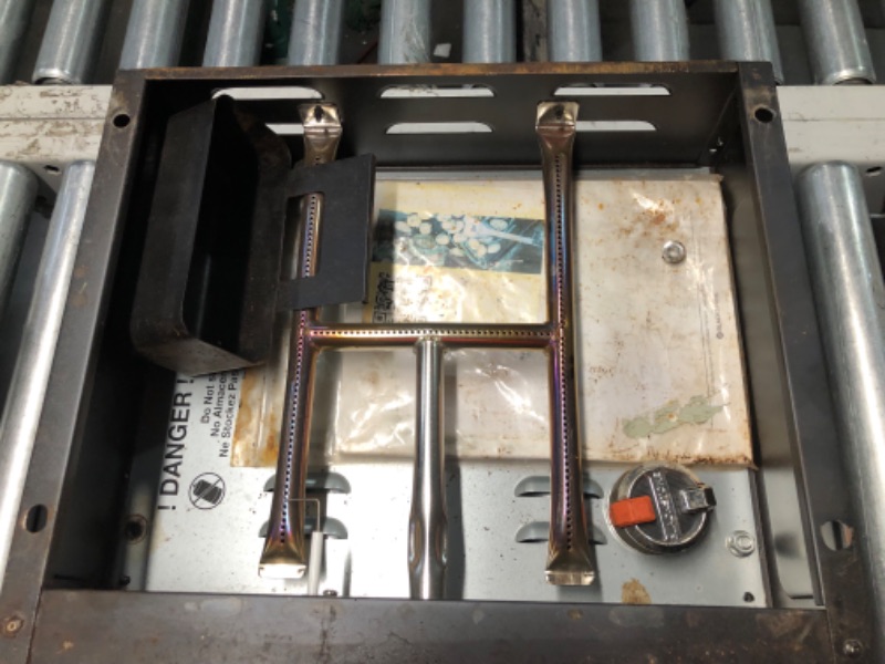 Photo 1 of ***HEAVILY USED - RUSTED AND DIRTY - INCOMPLETE - MISSING PARTS - SEE PICTURES***
Blackstone 1971 Original 17” Tabletop Griddle with Stainless Steel Front Plate, Powder Coated Steel, Black