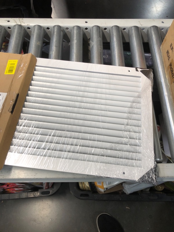 Photo 1 of (FAIR) Fits 30x12 Duct Opening | Aluminum Return Air Grille by Handua | Vent Cover Grill for Sidewall and Ceiling | Rust Free | Durable Powder Coating | HVAC Cold Air Intake Grille | White