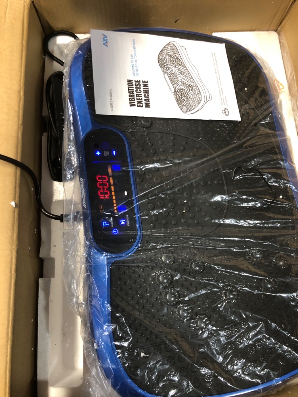 Photo 1 of ***ITEM TESTED FOR POWER, UNABLE TO TEST FURTHER***
AXV Vibration Plate Fitness Platform Exercise Machine Vibrating Lymphatic Drainage Shaking Full Body Shaker Workout Vibrate Stand Shake Board Sport Gym for Weight Loss Fat Burner for Women Men