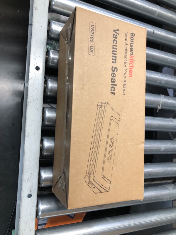 Photo 1 of [Updated 2025] Bonsenkitchen Vacuum Sealer Machine + 40 Vacuum Bags, Fast-Compact/Multi-Functional Food Vacuum Sealer with External Vacuum System, Silver
