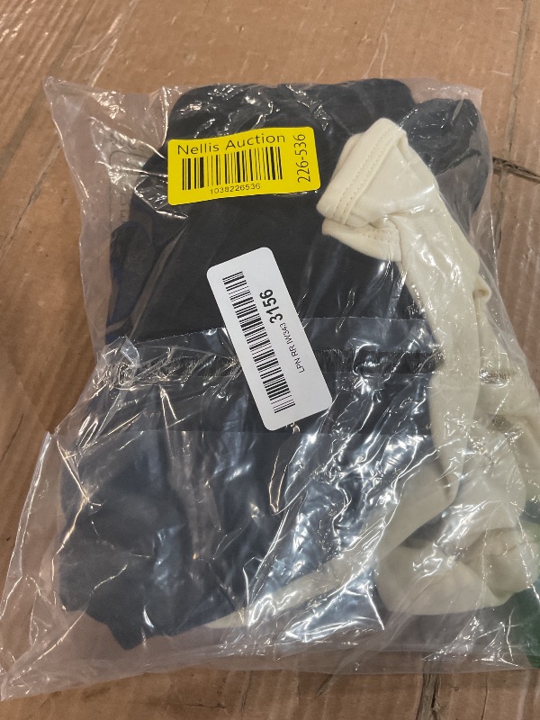 Photo 1 of ***(HEAVILY USED/ MINOR DAMAGE)***Aablexema Baby Organic Cotton Footed Pajamas Zip Up Preemie Newborn One Piece Long Sleeve Onesie Pjs(Black Grey Set,Newborn)