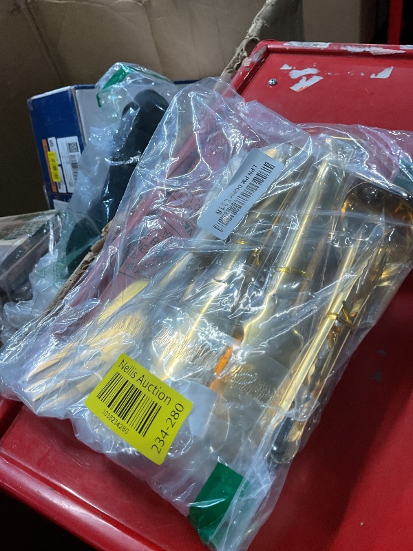 Photo 1 of Gisly Gold 12 Pieces Serving Utensils Include Large Serving Spoons,Slotted Serving Spoons,Serving Forks,Serving Tongs,Appetizers Tongs,Soup Ladle and Pie Cake Server for Buffet Catering