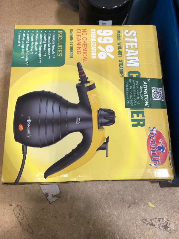 Photo 1 of (used)(see all images) Pressurized Handheld Steam Cleaner with 10pcs Accessories & Safety Lock, Multi-Purpose