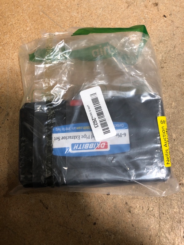 Photo 1 of Extractor Set, 6-Piece Heavy Duty Steel Broken Pipe Extractors for Removing Damaged Threaded Pipes & Fittings from 1/8" to 1", with Durable Storage Case, Ideal Tools for Plumbers Mechanics DIY