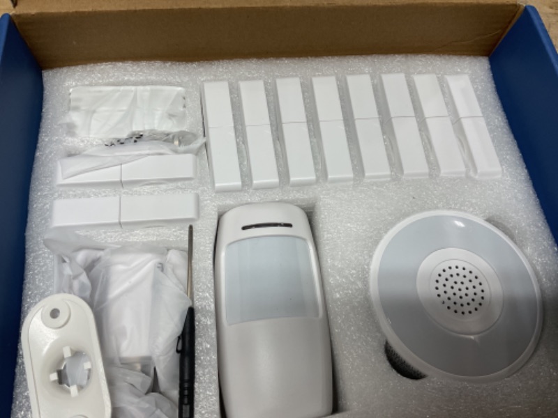 Photo 1 of tolviviov Alarm System for Home Security, Door Alarm Systems, App Alerts, 15Piece Kit, No Monthly fee, WiFi Alarm, Door Window Motion Sensor, for Home Security and Kids Safety