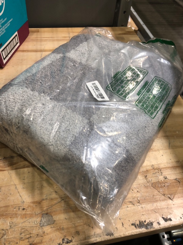 Photo 1 of PURRUGS Machine Washable Matting Free Bathroom Rug 30" x 60", Non-Slip Dense Pile Bath Mat, Super Absorbent and Quick-Dry Bath Rug for Shower, Bathtub, and Sink, Light Grey & Grey