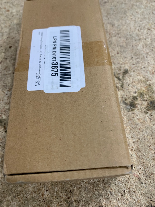Photo 1 of 10Sets Heavy Duty 2020 Aluminum Extrusion Corner Brackets 20 Series Extrusion Connectors with 10PCS 2020 Aluminum Extrusion Profiles T Slot L Bracket 20PCS Screws 2020 T Nut