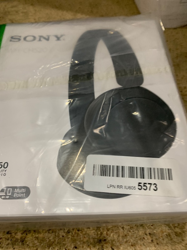 Photo 1 of Sony WH-CH520 Wireless Headphones Bluetooth On-Ear Headset with Microphone, Black New