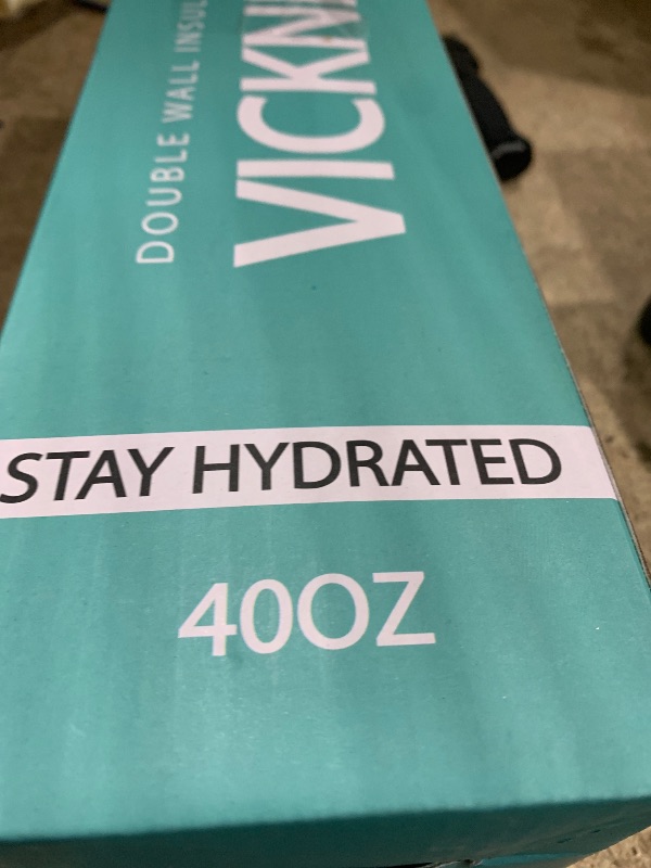 Photo 1 of 40/64/128OZ Vacuum Insulated Water Bottle - Cold for 48H, Combo Straw & Spout Lids, Survival Paracord Handle, Bottle Carrier Bag w/Strap, Protective Cup Mat, Stainless Steel Waterbottle Flask Jug