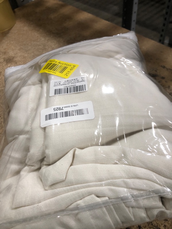 Photo 1 of Natural Linen 102 Inch Long Curtains for Living Room 2 Panels Back Tab Pocket Ivory Semi Sheer Extra Long Curtains Linen Soft Material Light Filtering Window Panel Drapes for Dining Room 52X102