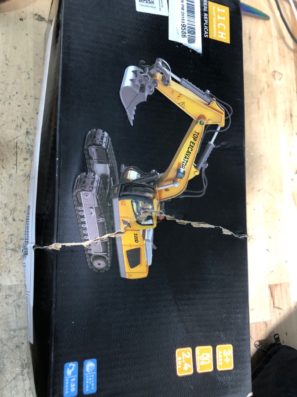Photo 1 of 
Remote Control Excavator Construction Toys for Boys, 2×1200mAh RC Excavator Toy with Metal Shovel & Light, 11CH Excavator Toys for Boys 3-5 4-7 8-12...
Style:Excavator 1